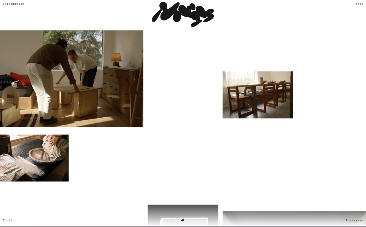 Morgos homepage — desktop view